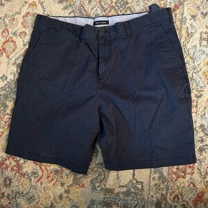 Tommy Hilfiger Dark Blue Flat Front Shorts